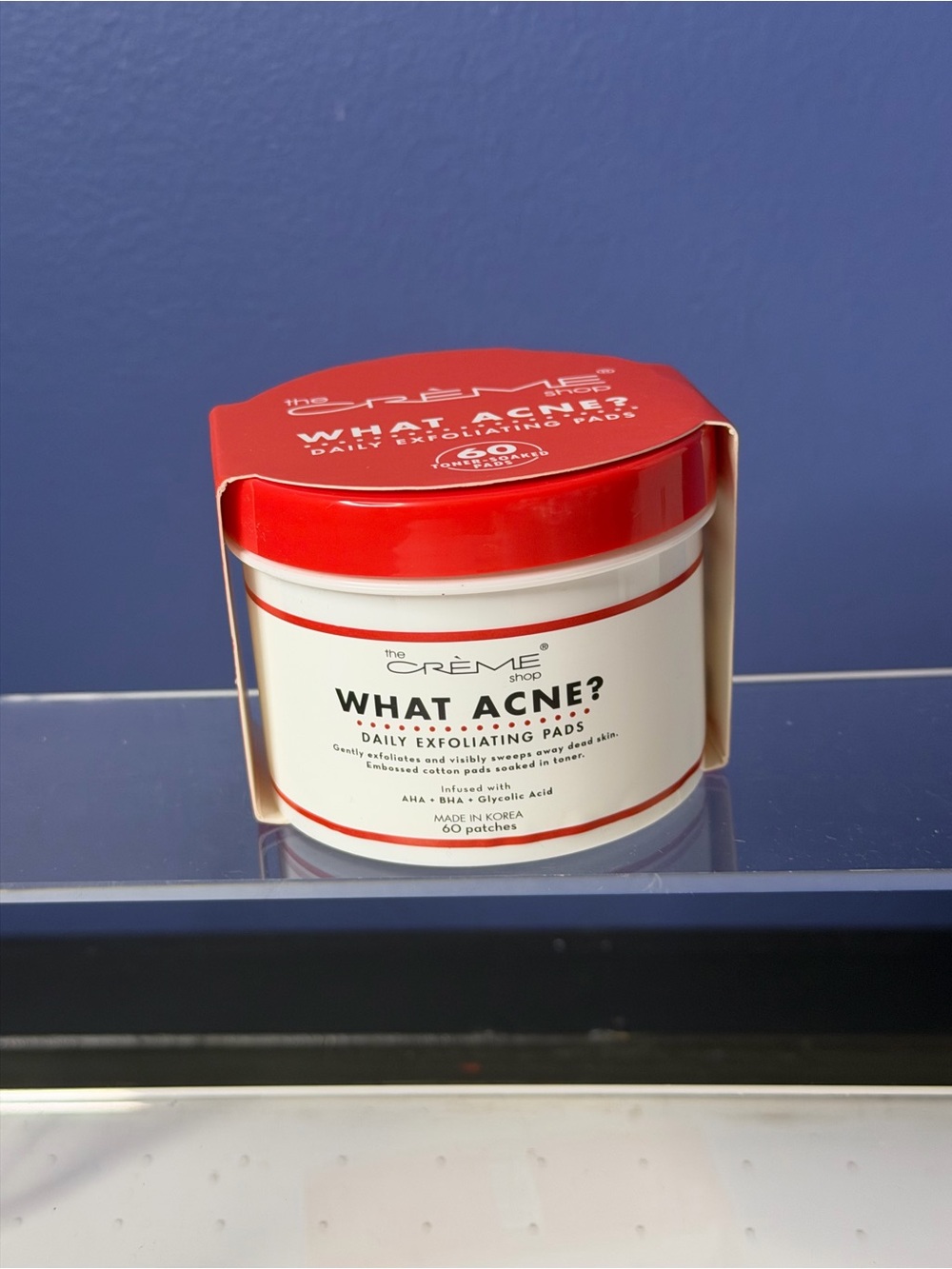 The Crème Shop WHAT ACNE? Daily Exfoliating Pads - Red